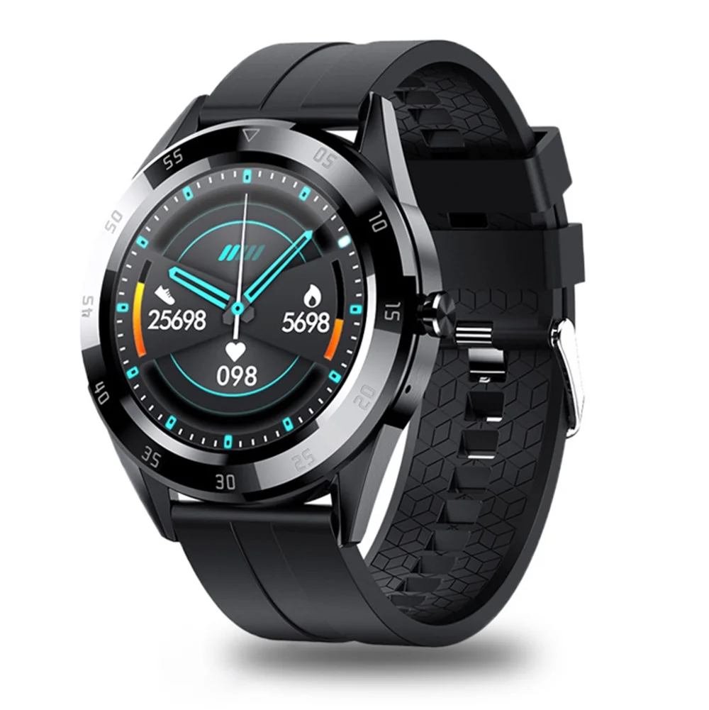 

Round Screen Smart Watch Bluetooth Call Waterproof Heart Rate Pedometer Sports Health Smart Bracelet for Male Female Students