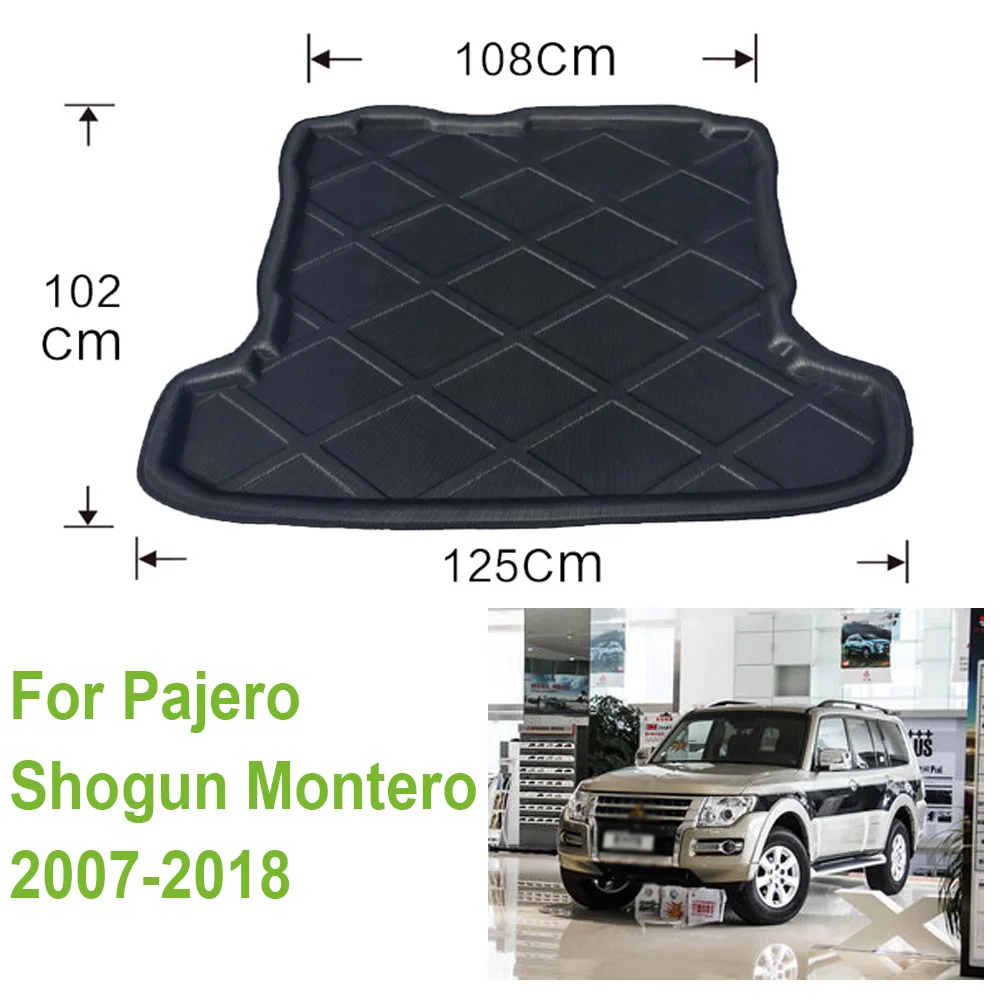 For Pajero/Shogun/Montero V97 Series 2007-2018 Auto Car Rear Boot Cargo Liner Tray Trunk Luggage Floor Carpet Mats | Автомобили и