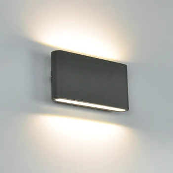 

4pcs/lot Modern LED Wall Lights IP65 110V 220V 7W 18W Ultra-thin Wall Lamps Outdoor Indoor Home Bedroom LED Night Lighting S/M/L