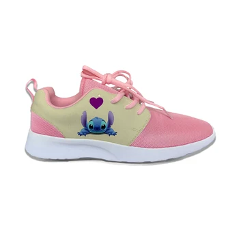 

Anime Stitch Cartoon Hot Cute Fashion Sport Running Shoes Loli Breathable Lightweight Mesh Sneakers 3D Print For Women