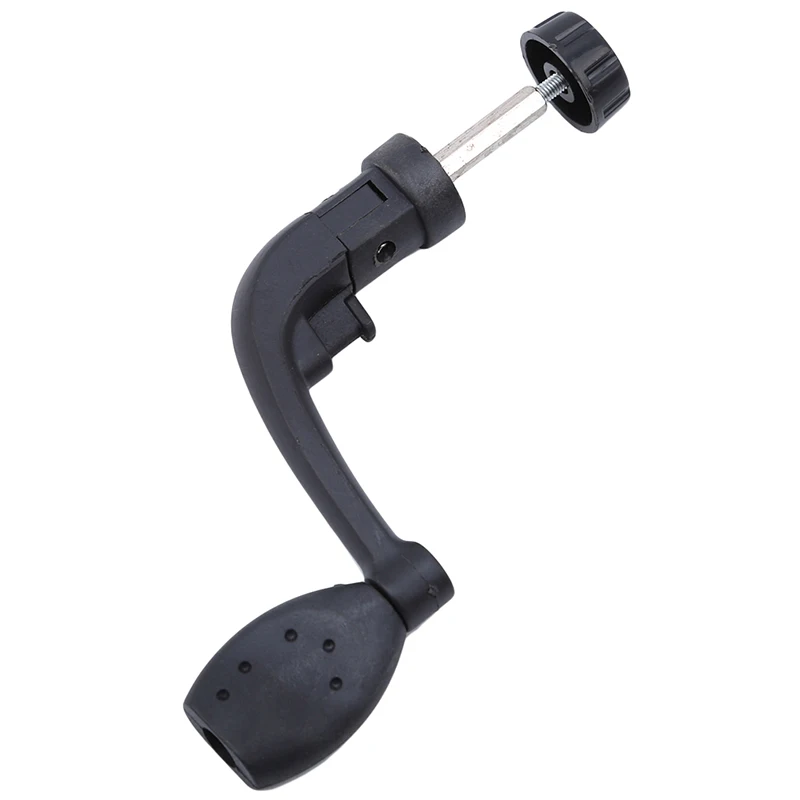 Universal Black Plastic Fishing Reel Handle Knob Crank Handle Rock Arm Spinning Wheel Grasp