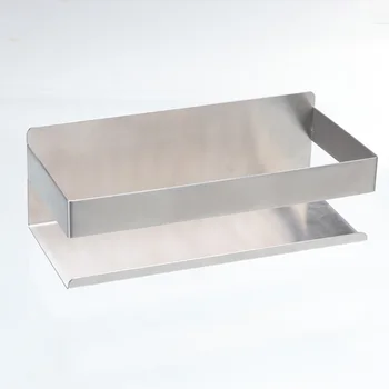 

Bathroom Shelf Punch Free Kitchen Multifunctional Single Layer Toilet Home Restaurant Stainless Steel Self Adhesive Wall Mounted