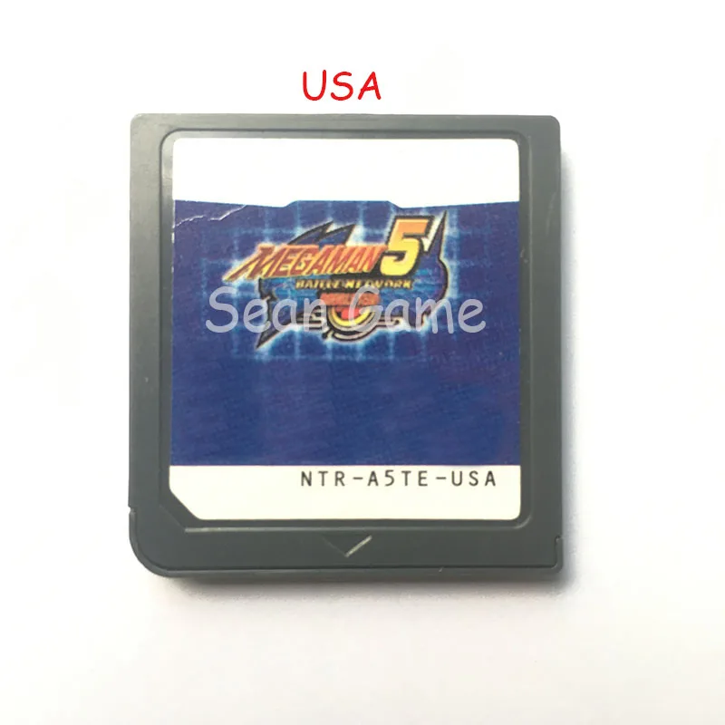 Игра высокого качества Mega Man ZX Advent/Mega Man 5/Kir mouse Attack/Kir Star Ultra/Attack of the Saiyans/ZD Phant USA Version Card - Цвет: Mega Man 5