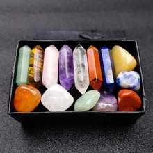 

New Premium Healing Crystals Kit 7 Chakra Tumbled Stones 7 Chakra Stone Set Polished Tumbled Stones Positive Energy Generator