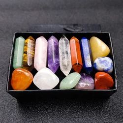 New Premium Healing Crystals Kit 7 Chakra Tumbled Stones 7 Chakra Stone Set Polished Tumbled Stones Positive Energy Generator