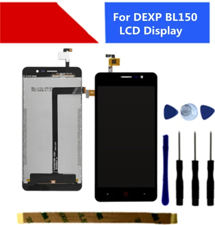 804 Новый 5 0 дюймовый ЖК дисплей для DEXP BL150 кодирующий преобразователь сенсорного