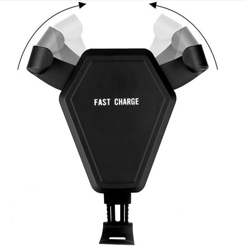 Car Mount Qi Wireless Charger For iPhone X 8 Plus Quick Charge Fast wireless charger Stand Car Holder Stand For S8 S9