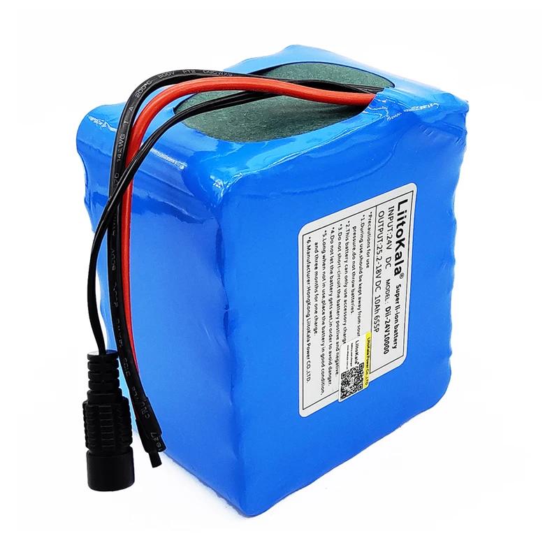 HK liitokala бренд ячеек 24V 10Ah 6S5P аккумулятор литиевая 350w e-bike Li-Ion 25,2 V литиевые BMS Электрический велосипед батарея 250W