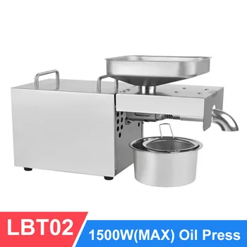 

LBT02 Automatic Cold Oil Press Machine High Extraction Rate Oil Extractor Peanut Coconut Olive Oil Press Machine