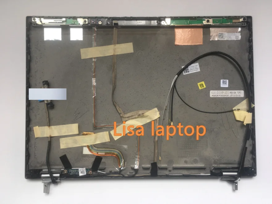 Для Dell Latitude E6410 серебристый ЖК-задняя крышка с петлями кабели H61GF WM82H