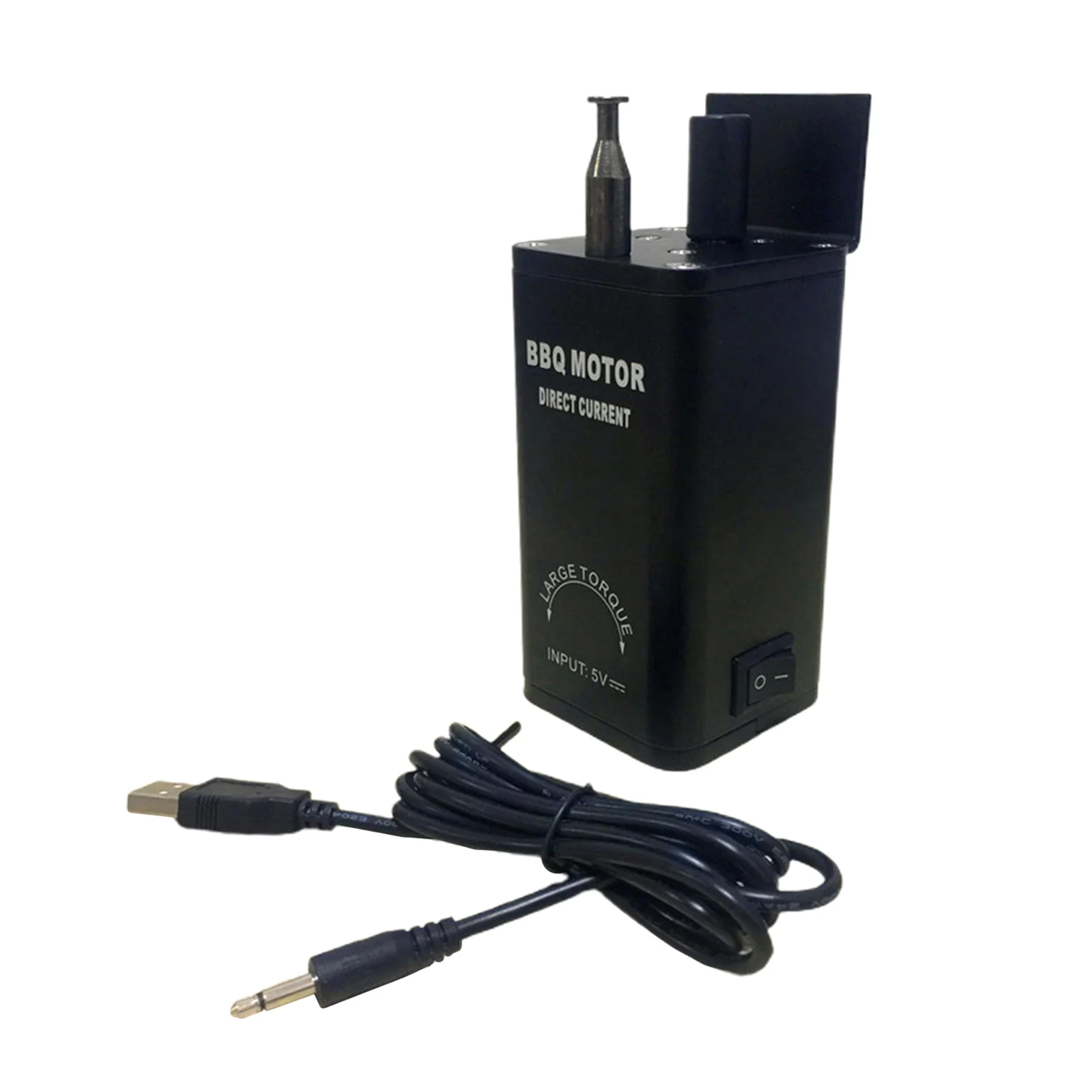 Barbecue Motor Roast Rotisserie Outdoor Barbecue Tool Accessories with USB Cable for Camping Kitchen Grill Supplies 6
