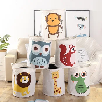 

Folding Waterproof Toys Basket Storage Barrel Clothing Storage Bucket Laundry Organizer dirty clothes toys Organization 40*50CM