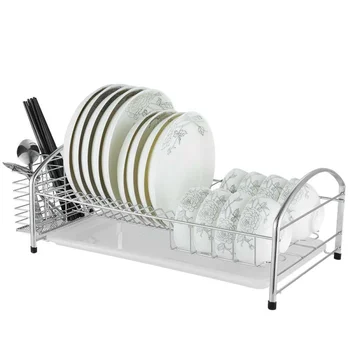 

304 Stainless Steel Kitchen Shelf, Cupboard Rack, Drain Drawer Type Basket, Single Layer, For Putting Dishe