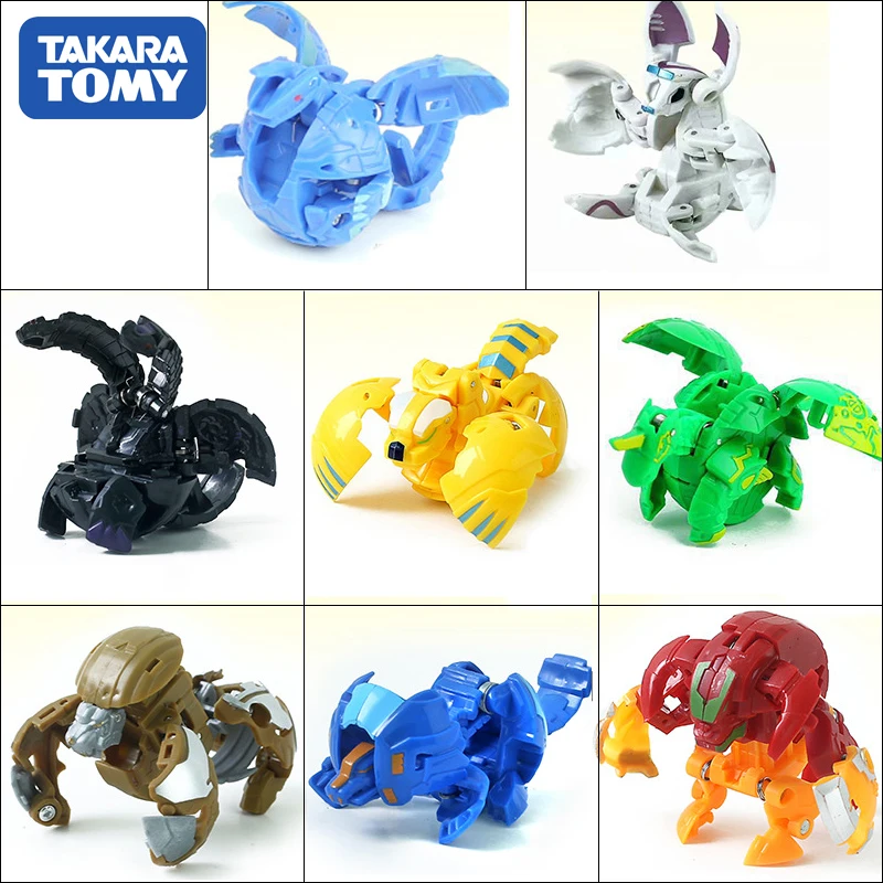 TAKARA TOMY BAKUGAN 5 pièces aléatoire 3.5CM Transformaties gyroscope Bey lame Toupie Fusion Met monstre balle gyroscope Atletiek Speelgoed jouet (lot de 5)