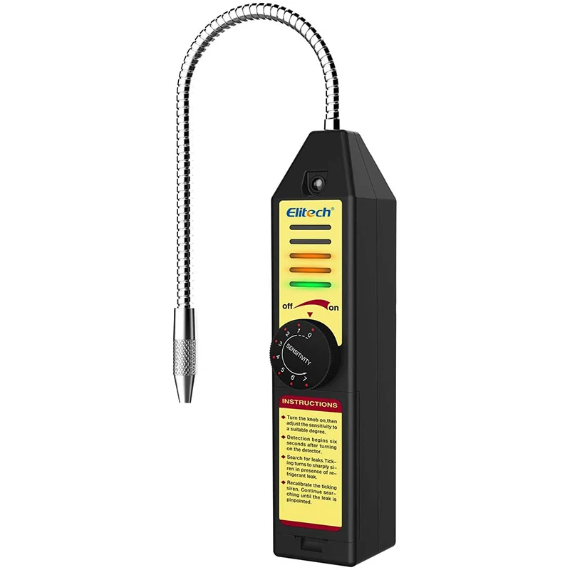 Детектор Утечки Elitech WJL-6000S Freon тестер галогенного хладагента HVAC R410A R134A CFCs HCFCs HFCs HCs