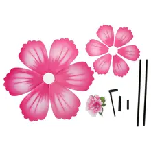 Ветряная ветряная блесна, два слоя, цветной цветок, вертушка, ветряная мельница, детские игрушки, вечерние садовые украшения, подарки, ручная работа, для улицы