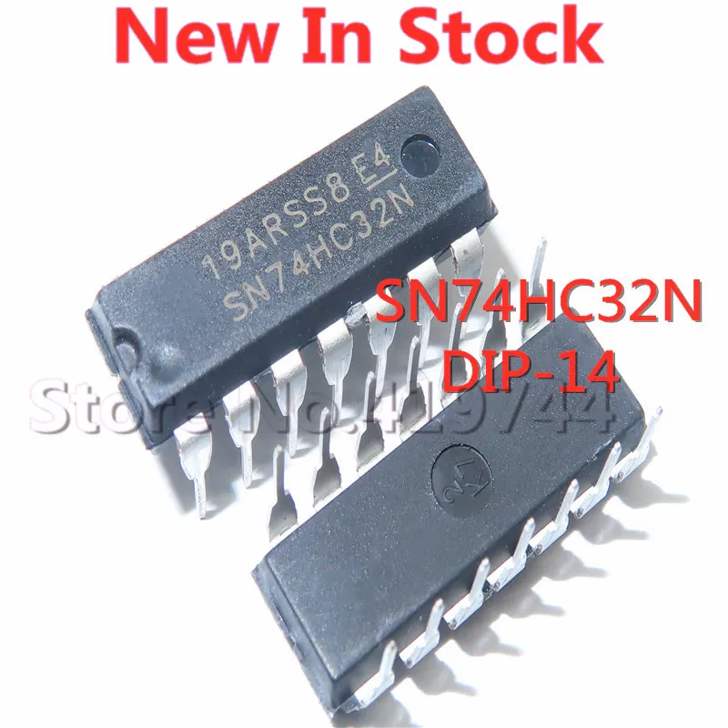 

5PCS/LOT SN74HC32N 74HC32 HD74HC32P DIP-14 logic grid and inverter In Stock NEW original IC