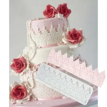 

New Lace Cake Pattern Silicone Mold Fondant Mould Cake Decorating Tools Chocolate Gumpaste Mold Sugarcraft Kitchen Accessories