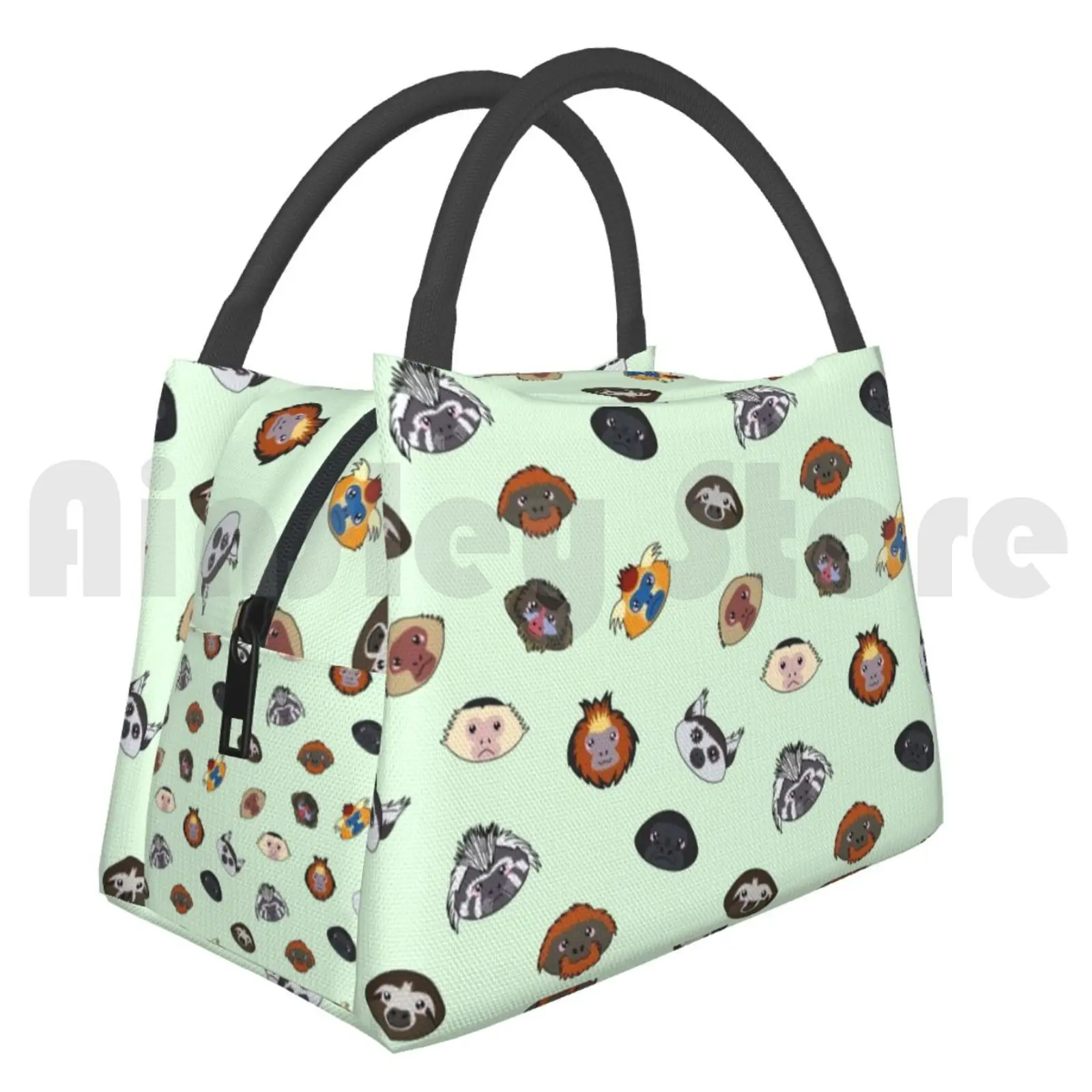 

Cooler Lunch Bag Picnic Bag The Animals Of The Order Primates 612 Primates Monkey African Monkey Madagascar