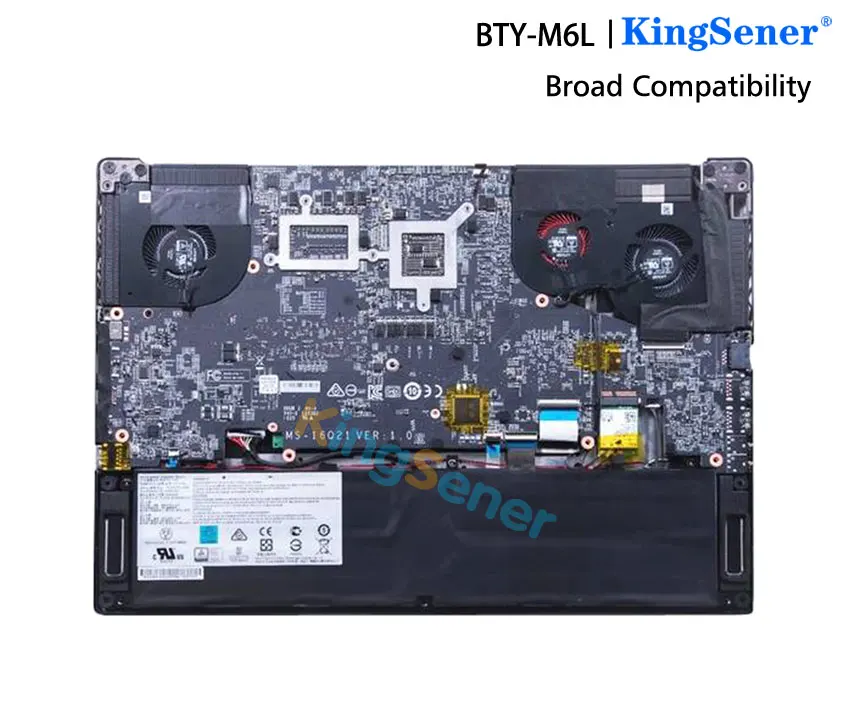 KingSener BTY-M6L ноутбук аккумулятор для MSI GS65 8RF 8RE PS42 PS63 MS-16Q3 MS-16Q3 серии 15,2 V 80.25WH/5380 мА-ч