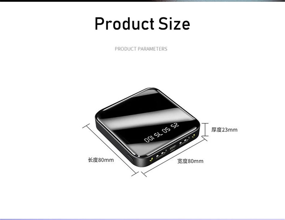 30000 мАч power Bank для xiaomi mi iPhone mi ni Pover Bank 30000 мАч светодиодный дисплей USB power bank Внешняя батарея Poverbank зарядка