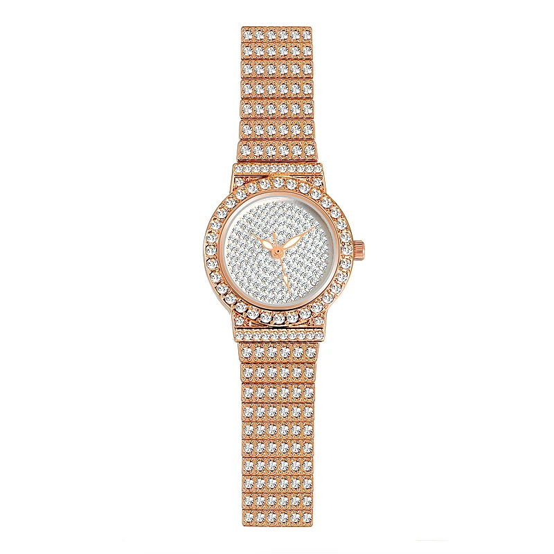 New Rose Gold Bracelet Watch Full Diamond Bangle Watch Lady Luxury Dress Jewelry Charm Watch Rhinestone Bling Crystal Bangle Bangle Watch Bangle Bracelet Setbangle Set Aliexpress