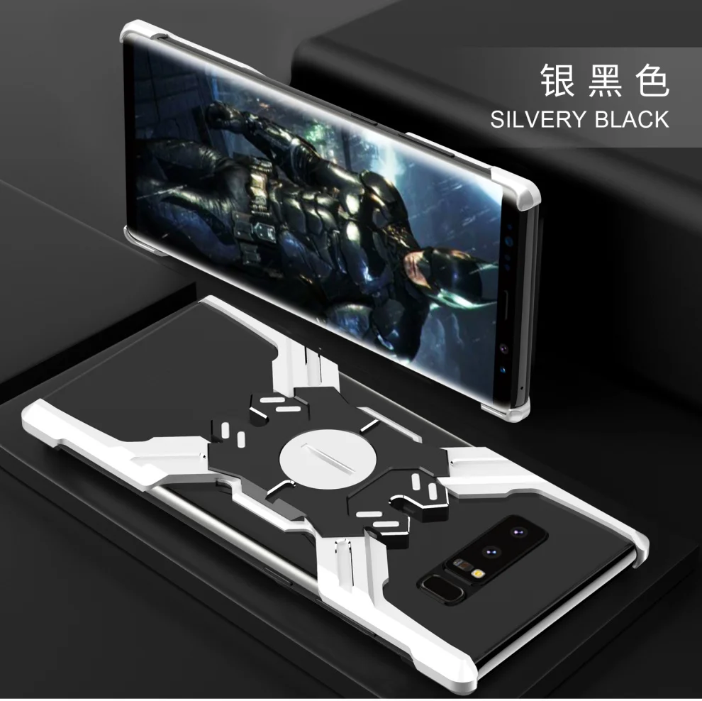 Герой Marvel элементы Алюминиевый металлический бампер чехол для samsung Galaxy 8 тонкий жесткий защитный бампер для телефона Note8 чехлы