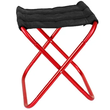 

Outdoor Foldable Fishing Chair Ultra Light Weight Portable Folding Camping Aluminum Alloy Picnic Fishing Chair With Bag