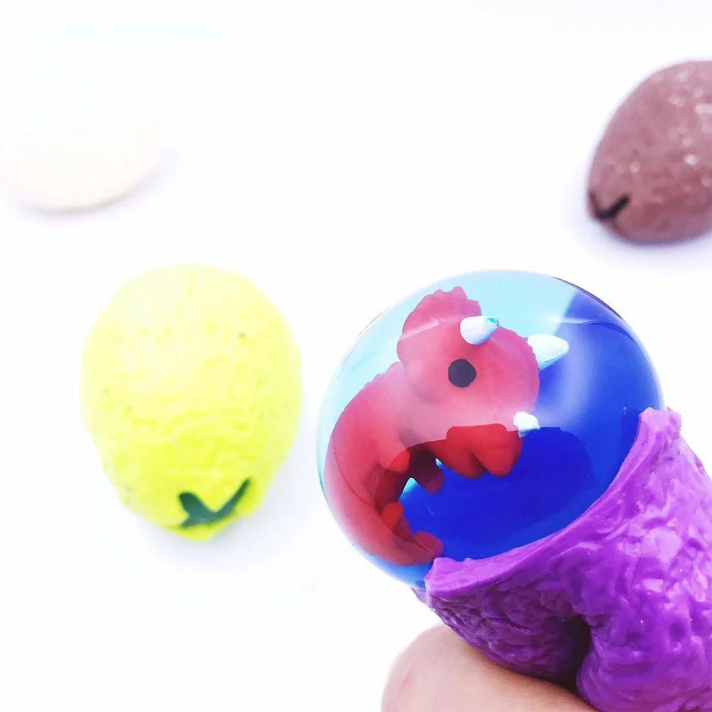 Dinosaur Squishy Mesh Ball Grape Squeeze Relief Fidget Autism Stress Toys Anti Stress Dinosaur Grape Ball 4