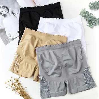 

2020 New Women Sexy Lace Tummy Control Panties Sports Leggings Fitness Shapewear Leggings Gym Workout Running Wear Casual