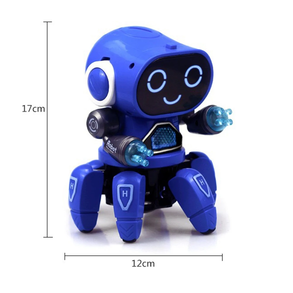 Dance Music 6 Claws Robot Octopus Spider Robots Vehicle Birthday Gift Toys  For Children Kids Early Education Baby Toy Boys Girls - Realistic Reborn  Dolls for Sale