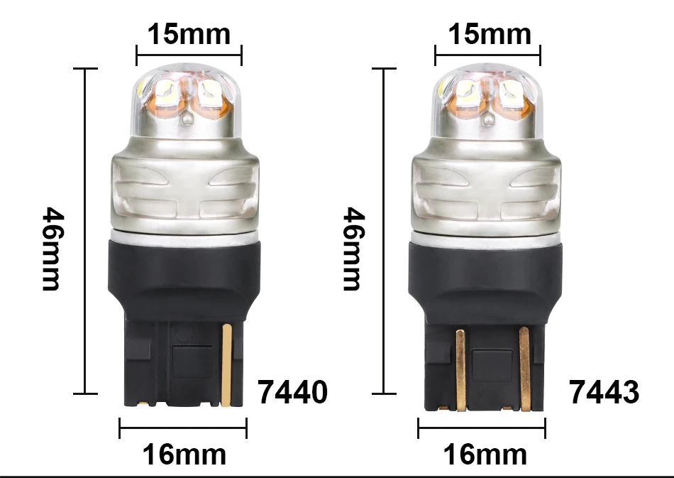 BAY15D P21/5 Вт светодиодный 1157 лампы 7440 W21W WY21W 7443 W21/5 Вт T20 светодиодный T25 автомобильный тормоз обратного светильник 3156 P27W 3157 P27/7 Вт BA15S P21W S25