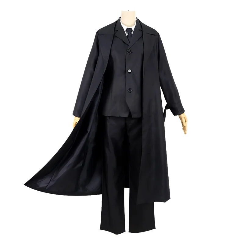 

Unisex Anime Stray Dogs Dazai Osamu Nakahara Chuya Cosplay Costume Cartoon Halloween Long Sleeve Uniform Men Women Suit Full Set