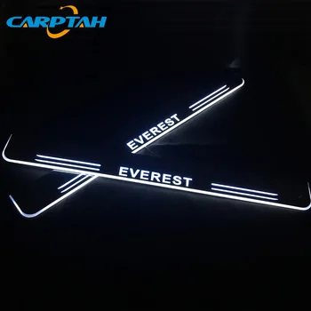 

CARPTAH Trim Pedal Car Exterior Parts LED Door Sill Scuff Plate Pathway Dynamic Streamer light For Ford Everest 2015 - 2018 2019