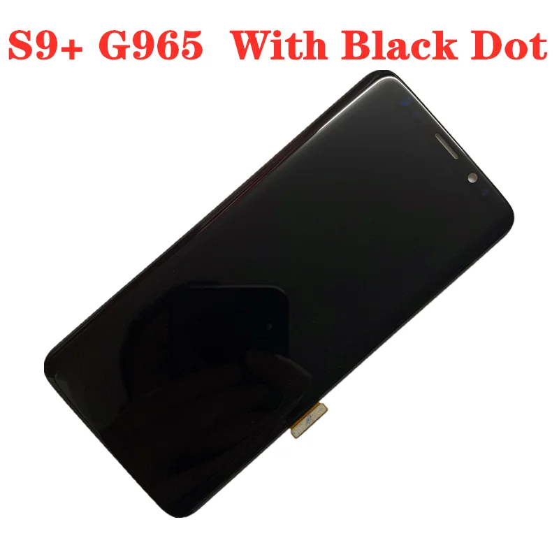 

With Black Dot ORIGINAL AMOLED Display LCD for SAMSUNG S9+ PLUS LCD G965U G965D G965F Touch Screen Digitizer Assembly