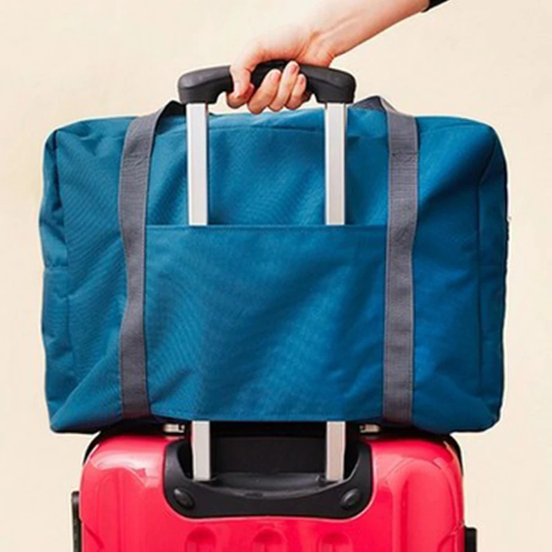 Large Capacity Korea Foldable Waterproof Travel Gym Storage Bag Short-distance Luggage Bag Fitness Travel Bag Shoulder bag