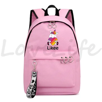 

Likee Like Backpack Students Boys Girls School Bag Likee Men Women Backpack New Casual Style Travel Backpack Beautiful Rucksack