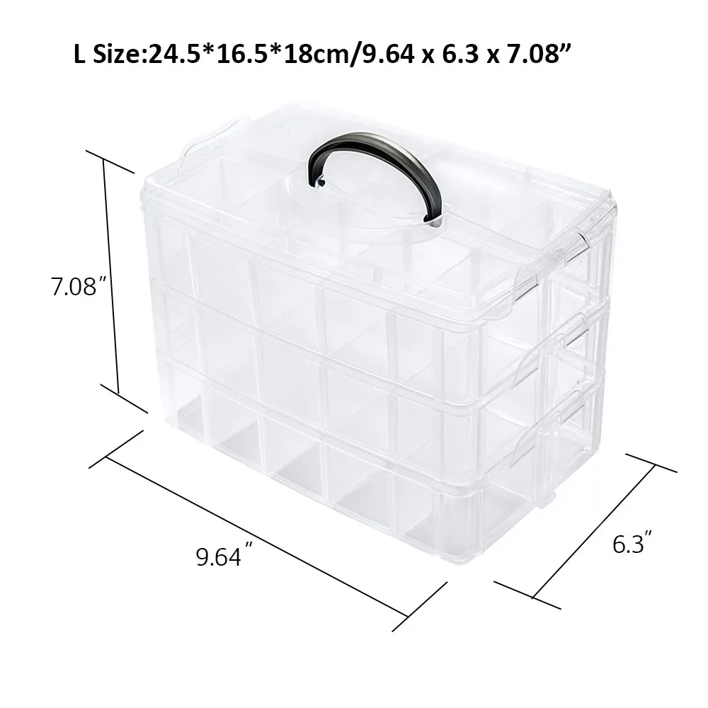 Пластиковый контейнер для хранения игрушек колец ювелирных изделий|plastic storage box|box