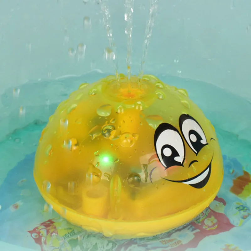 

Foreign Trade New Style Children Bathroom Bath Automatic Sensing Fountain Colorful Light Music Baby Water Toys