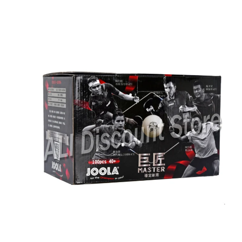 Joola Great master ABS 40+ шарики для настольного тенниса, 100 шт., новые пластиковые шарики для пинг-понга, для тренировок