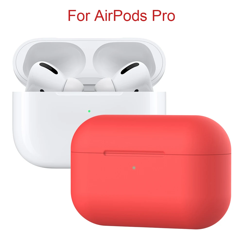 Силиконовый чехол из ТПУ для Apple Airpods Pro наушники беспроводной bluetooth гарнитуры