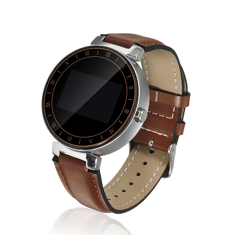 XIYAN OLED Screen L8 Leather Smart Band Heart Rate Monitor Smart Bracelet Fitness Tracker Waterproof Blood Pressure Wristband