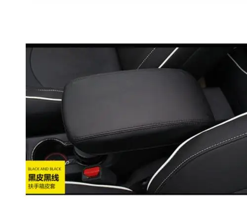 Автомобильный подлокотник коробка кобура искусственная кожа 4 цвета для Jeep Compass аксессуары автостайлинг