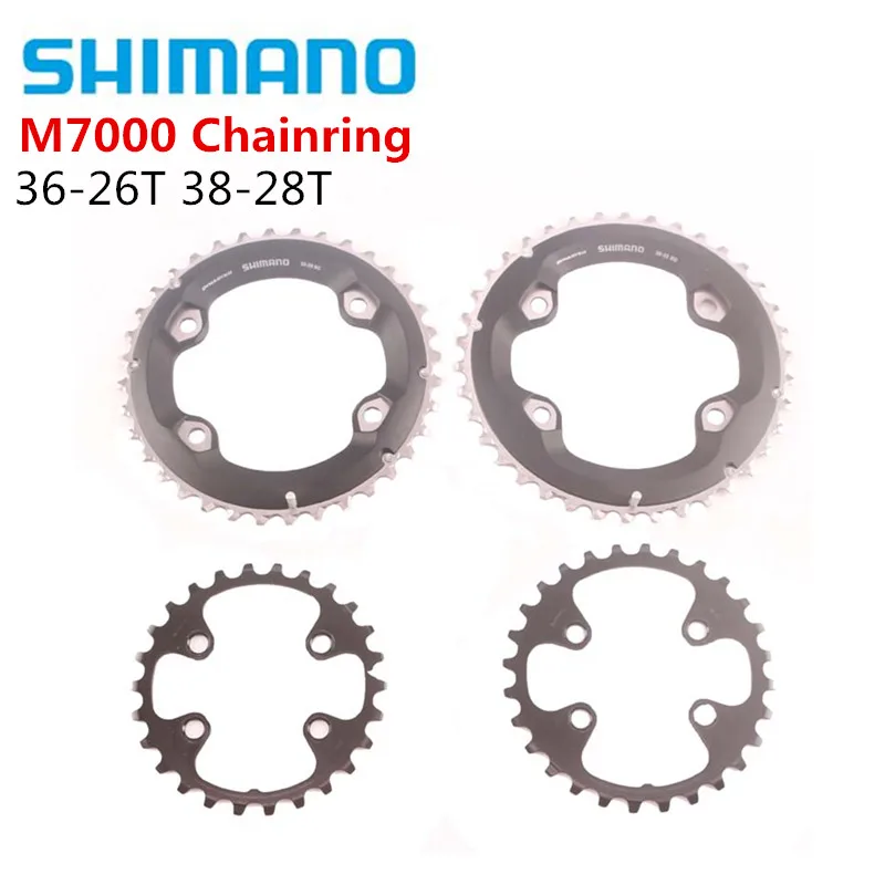 Цепь Shimano SLX M7000 96 BCD 2x11s 38-28t 36-26t для M6000 M7000 M8000 38-28T 36-26T набор 22 скорости