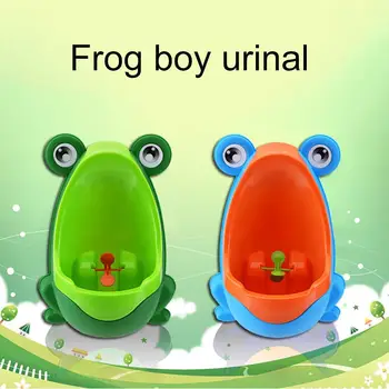 

30cm Cartoon Frog Bathroom Kids Toddler Potty Toilet Training Urinate Trainer Boys Urinal Fit for 8 Months - 6 Years Old Boy