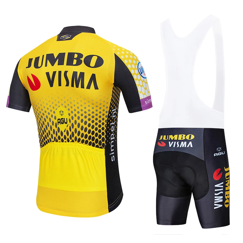 Jumbo Team, новинка, Fluor, зеленая велосипедная майка, 9D, велосипедные шорты, Ropa Ciclismo, летняя, быстросохнущая, pro, для езды на велосипеде, Майо, штаны, одежда