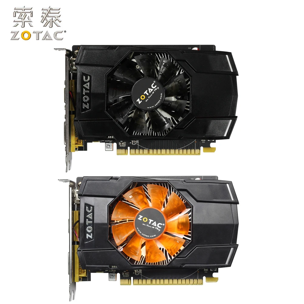 Оригинальные видеокарты ZOTAC GTX750 1GBD5 Thunder Edition PA 128Bit GDDR5 графические карты GPU карта 1G