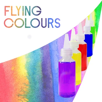 

New One-step Tie-Dye Kit DIY Clothing Graffiti Dye Party Supplies for Home 5 Colors SCI88
