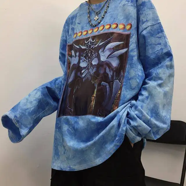 Harajuku t shirt men/women anime Yu-Gi-Oh! 3D printed t-shirts long sleeve hip hop tshirt streetwear tops Japan Autumn T Shirts