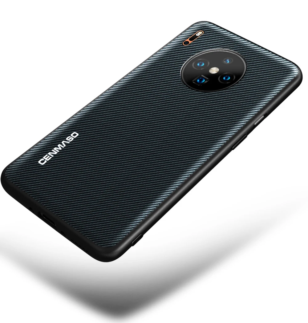 Для huawei mate 30 Pro Чехол из углеродного волокна Текстура Кожа полная Защита задняя крышка для huawei mate 30 Lite чехол противоударный чехол